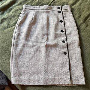 New Gray Pencil Skirt